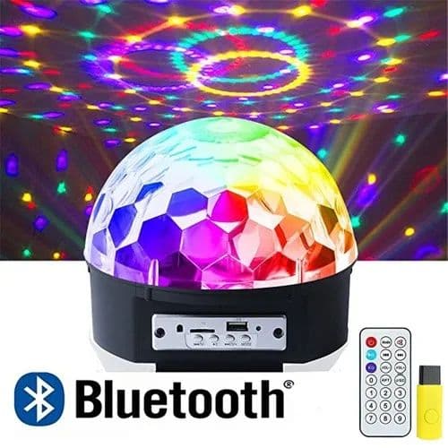 Светодиодный MP3 диско-шар Led Magic Ball Light с пультом управления — 1