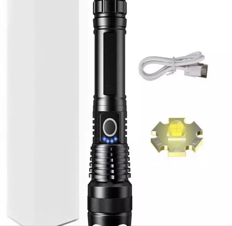 LED chiroq Chiroq Led Zoom P50, USB zaryadlash bilan, 300 m masofa — 1