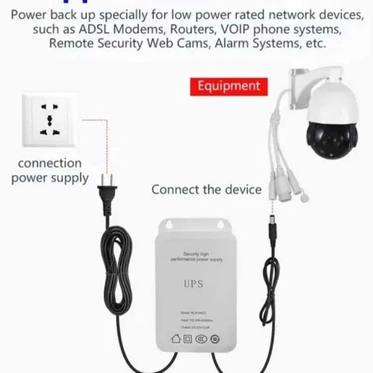 12V-2A Источник бесперебойного питания для Wi-Fi и видеонаблюдения UPS — 10