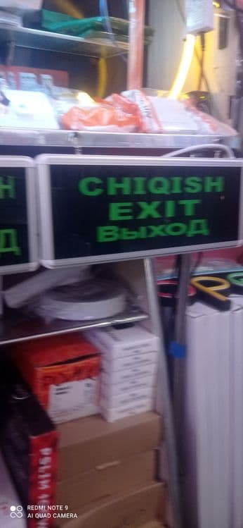 Chiqish Exit выход (220w) — 5