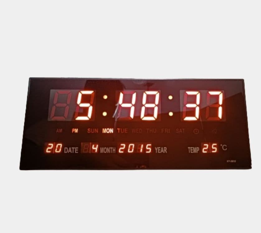 Электронные часы. 36 × 17 Elektron soatlar . Led soat kalendarli — 1