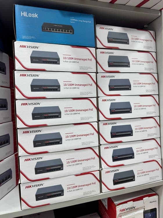 Hikvision Poe Switch 8+2 Mb DS-XS10-P — 1