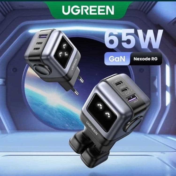 UGREEN CD361 Nexode RG 65W GaN 2C+U For Laptop/Macbook/Ultrabook — 2
