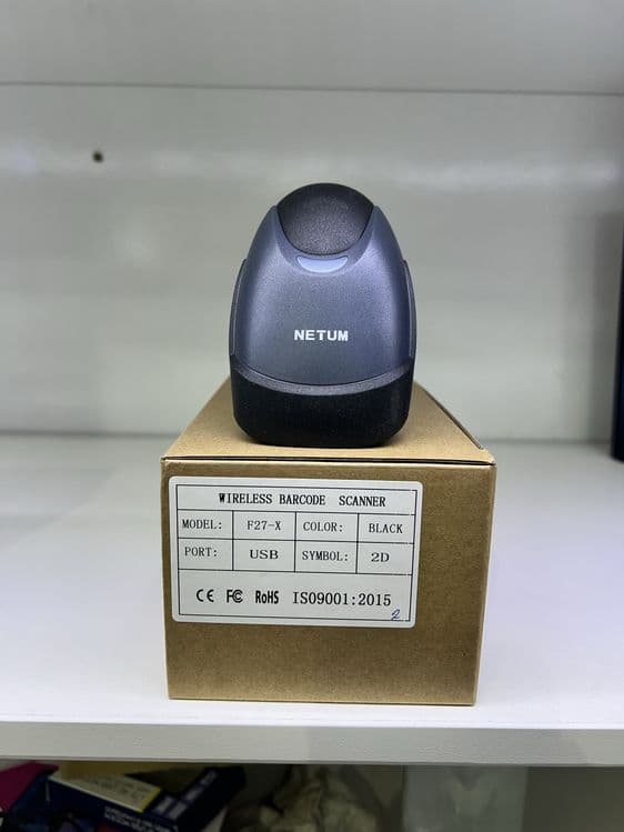 Сканер штрих-кодов NETUM F27-X bluetooth 2D qr scanner skaner shtrix — 9