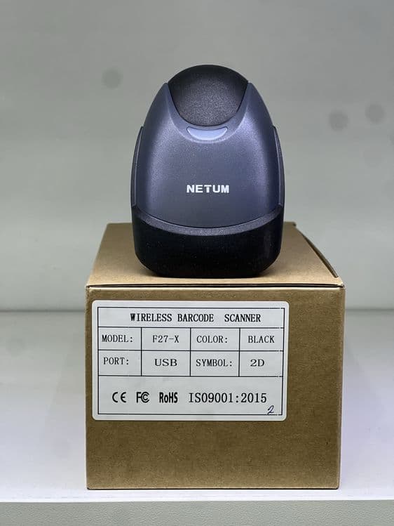 Сканер штрих-кодов NETUM F27-X bluetooth 2D qr scanner skaner shtrix — 10