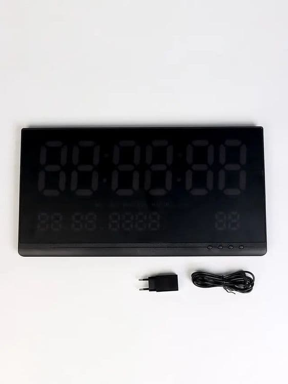 Электронный часы настенные 48×26 см — 4