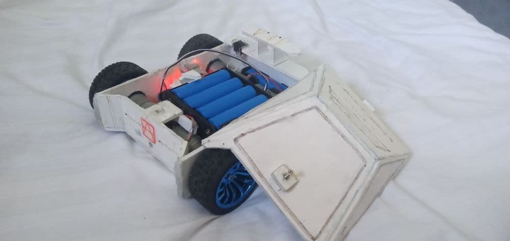 Robot futbol DC 370RPR reduktor — 3