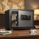 Сейф Deli "ET570", электронный код + ключ, 300х380х290 мм, 18 кг