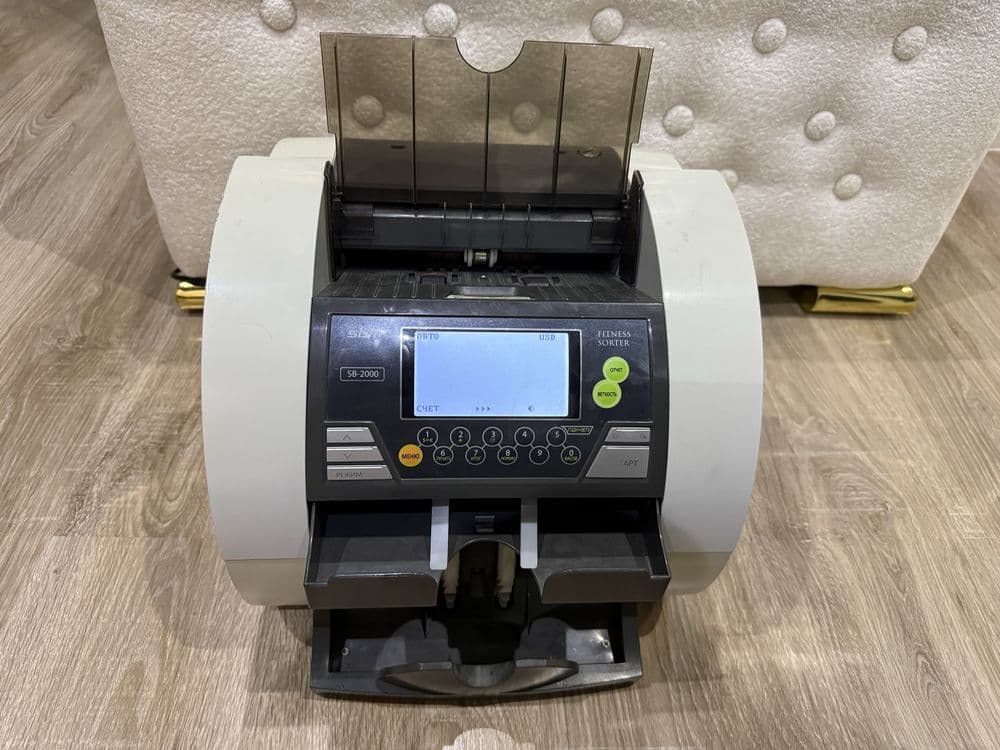 * SBM SB-2000 банковская купюросчетная машинка - фасовщик купюр оригин — 4