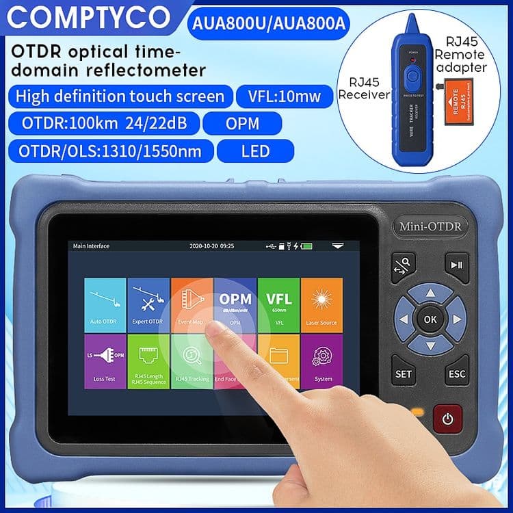COMPTYCO AUA800U/AUA800A Mini OTDR – Optik Tolali Tarmoq Testeri — 2