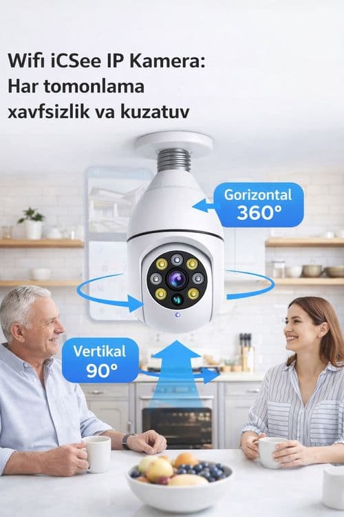 Wifi iCSee IP Kamera: Har tomonlama xavfsizlik

 iCSee IP Kamera: Uyin — 1