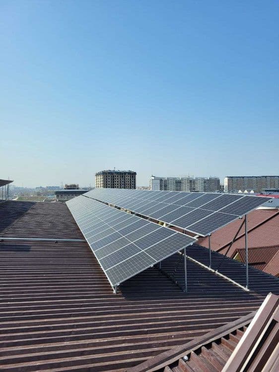 Quyosh panel podkluch ustanovka - установка солнечных панелей — 1