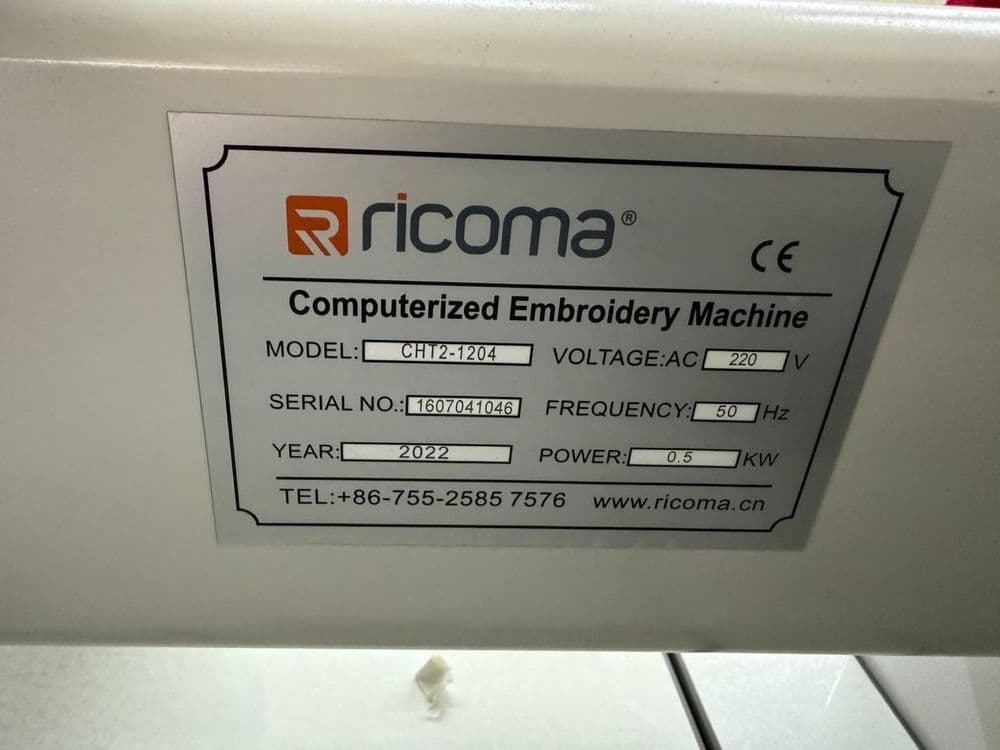 Вышивальная машина ricoma — 3