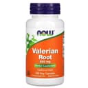 Корень валерианы, NOW Valerian Root 100 капсул