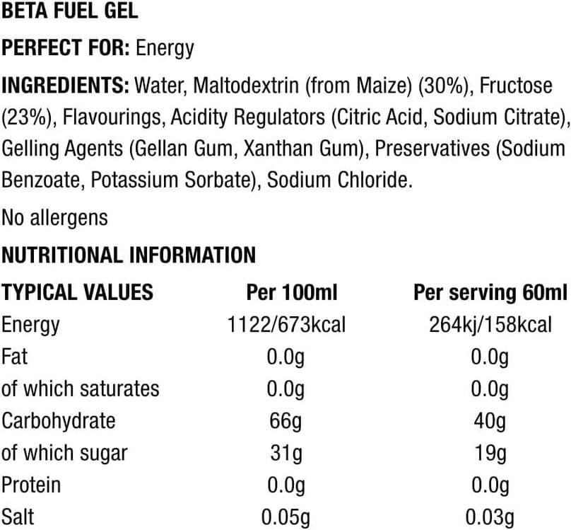 Энергетический углеводный гель SIS Beta Fuel Dual Source Energy Gel! — 5