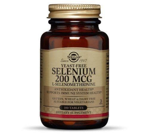 Solgar Selenium 100tab Yeast Free L-селенометионин  без дрожжей — 1