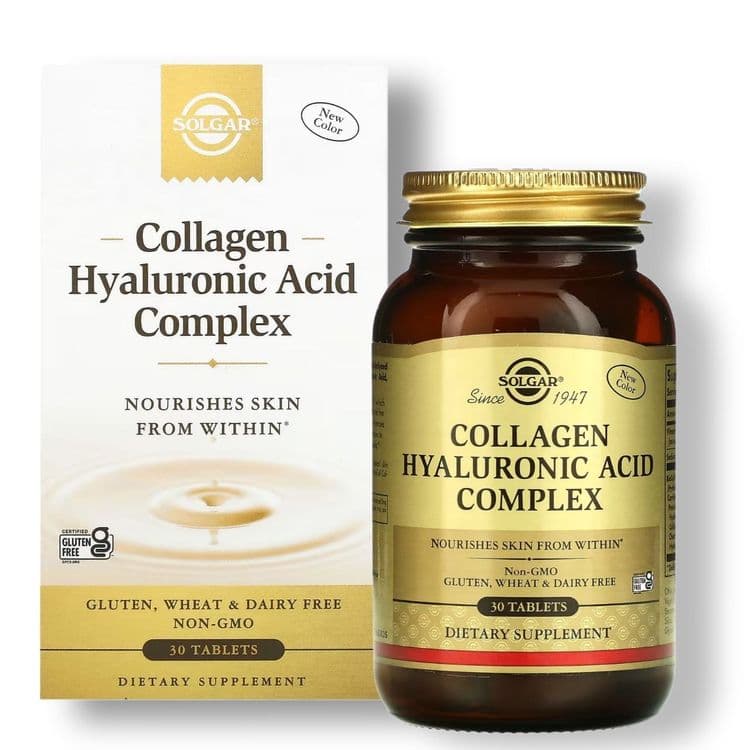 Коллаген 2 типа Solgar, Collagen Hyaluronic Acid Complex из Америки — 1
