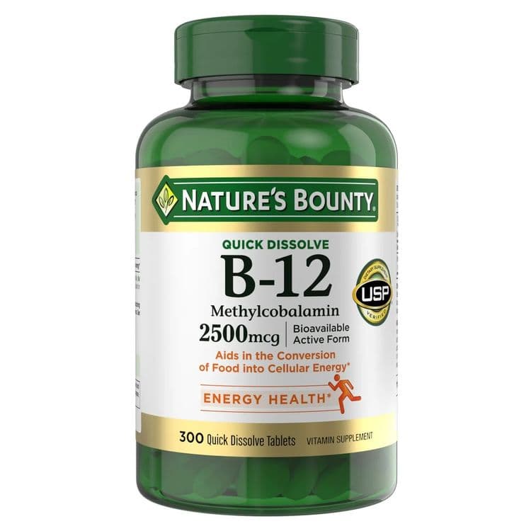 Витамин B-12 Nature's Bounty Vitamin B-12
300 быстрорастворимых таблет — 2