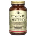 Витамин D3, 25 мкг (1000 МЕ) Solgar, Vitamin D3 250 капсул