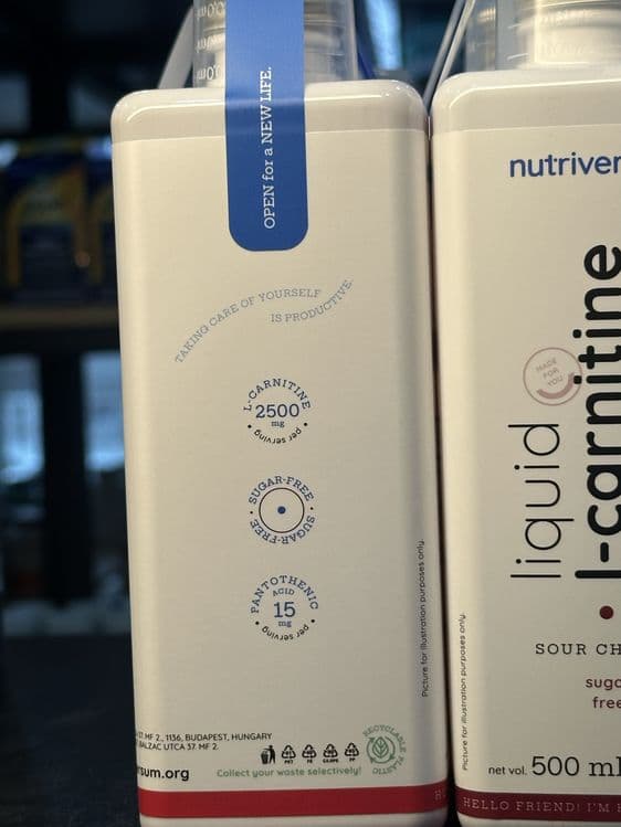 Nutriversum L-carnitine 2,500 mg 500 ml — 4