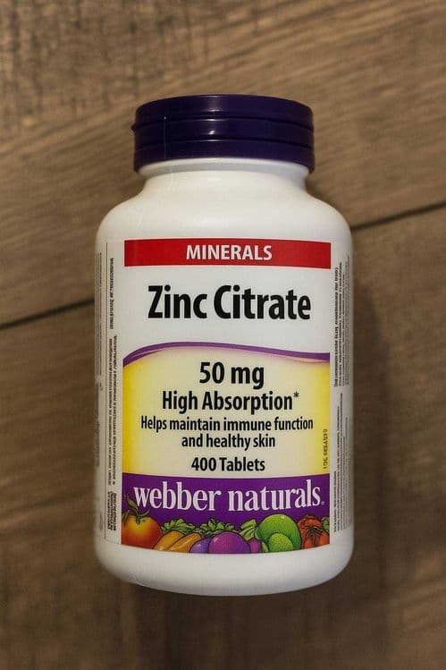 Цитрат Цинка  400 капсул Webber Naturals Zinc Citrate 50 mg — 3