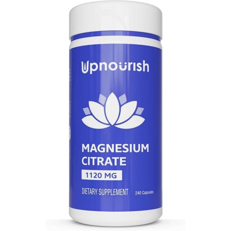 Цитрат Магния 340мг 240 капс UpNourish Pure Magnesium Citrate — 1