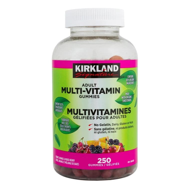 Веганские Мультивитамины Kirkland 250шт Взрослым и Подросткам — 1