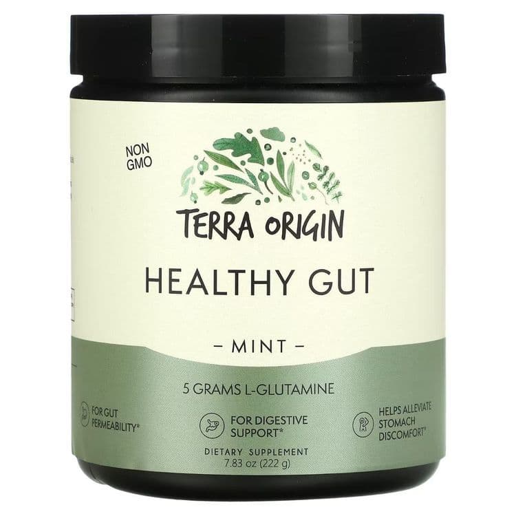 Terra Origin, HEALTHY GUT Gastrointestinal Supplement, Mint Flavor — 1