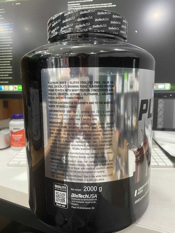 BioTechUSA Platinum Whey (2kg 88 servings) — 3