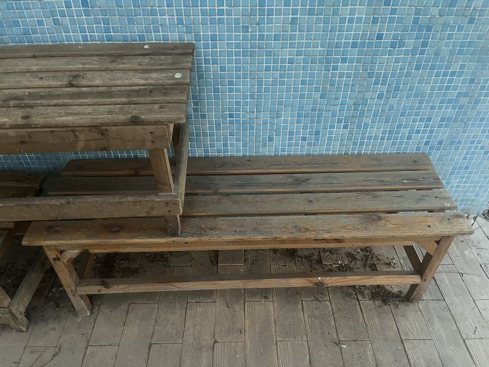 Скамейки деревянные — 2