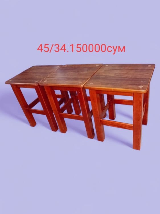 Табуретка мебель качественный   sifatli taxtadan ishlangan — 3
