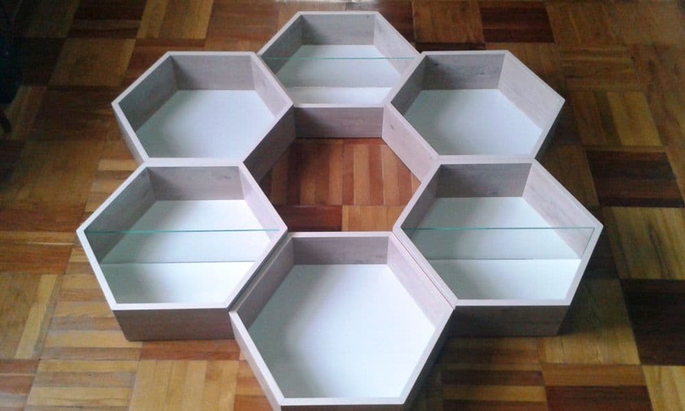 3D соты.Полки Подвесные. — 4
