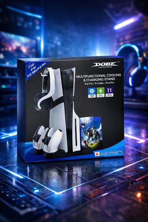 Вертикальная подставка DOBE для Play Station P-5/P-5slim/P-5Pro — 1