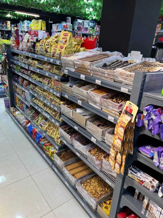 Торговый стеллаж полочный стеллаж для магазины продуктовый стеллаж — 3