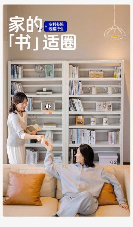 металлические книжные полки для книг\kitob uchun po'lat javon — 3