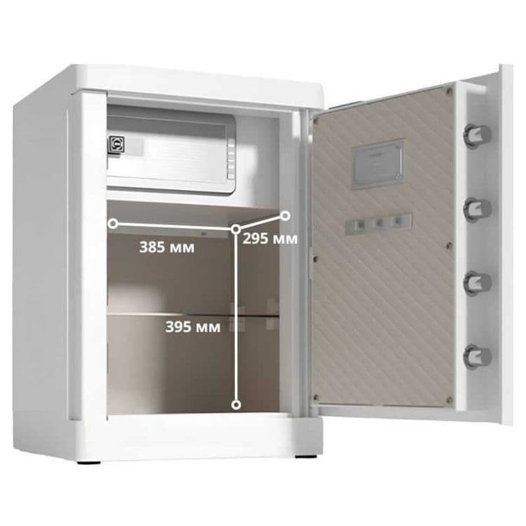 Сейф DELI "4026'' биометрический 600х380х360мм, 69,35 кг — 5
