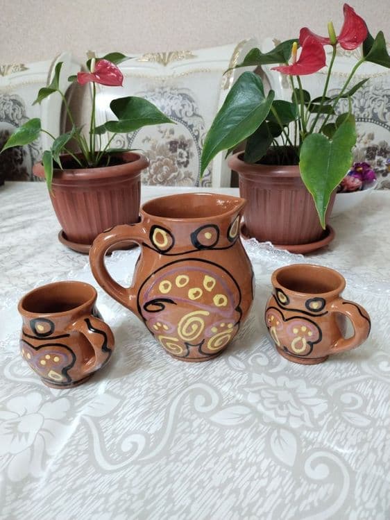 Гончарное изделие из глины. — 1