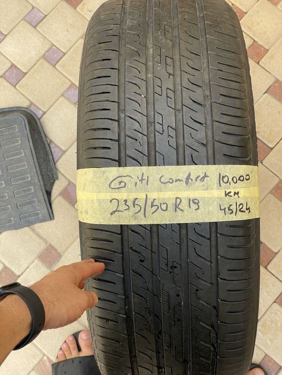 Giti Comfort 235/50R19 1 dona 10.000 km yurgan — 2