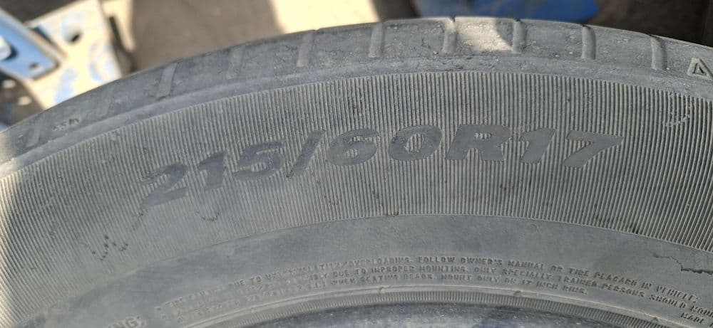 215 60 R17 Nexen 1 dona 150ming — 1