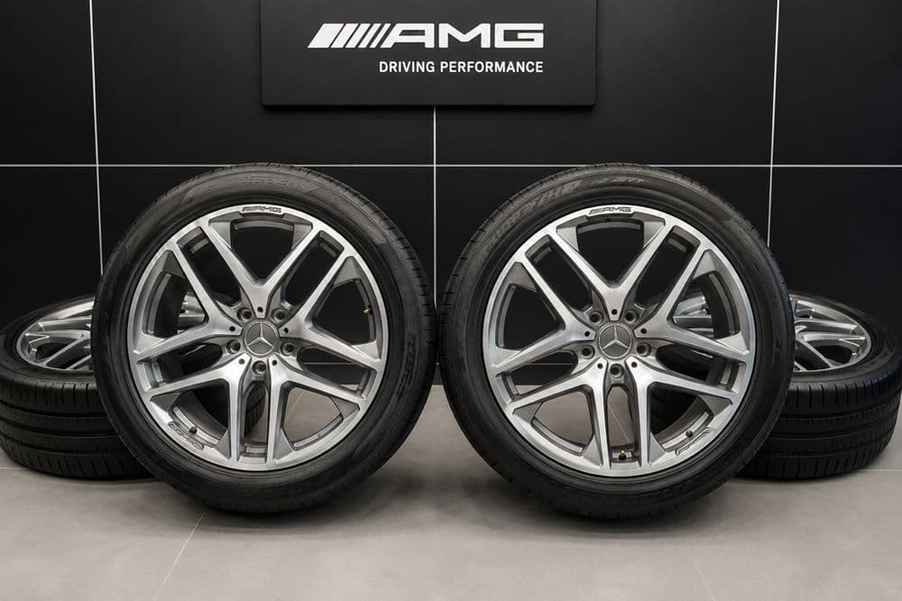 Комплект оригинальных дисков с баллонами от Mercedes-Benz G63 AMG — 3