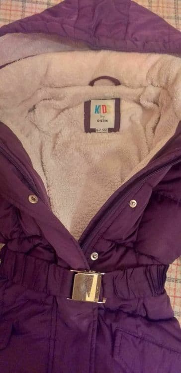 теплая куртка рост 110 см, 6-8 лет — 1