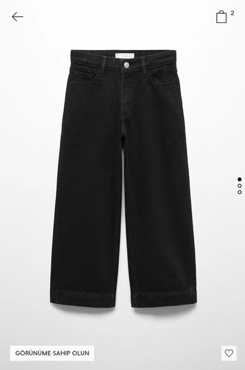 Кюлоты джинсовые Mango на 13-14 лет — 1