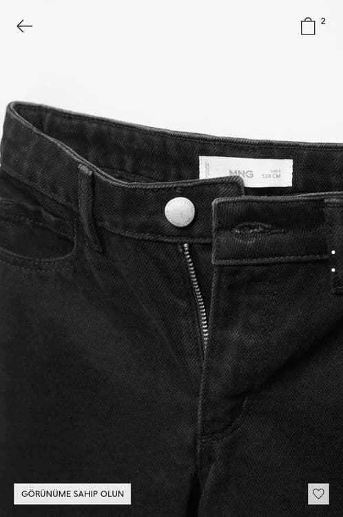 Кюлоты джинсовые Mango на 13-14 лет — 2