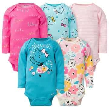 Боди GERBER для малышей от 6-9мес,12 мес,18мес,24 мес.компл-5шт-300тыс — 5