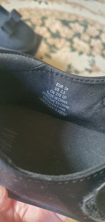 Туфли туфельки школьные H&M , 34 — 4