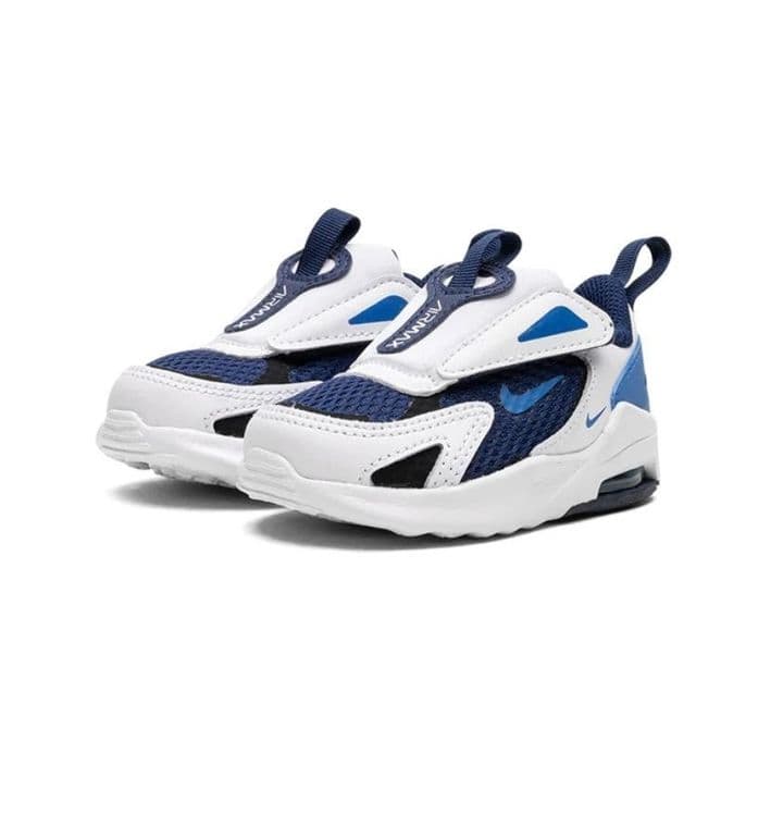 Кроссовки Nike Air Max Bolt, на липучках, кожаные — 1