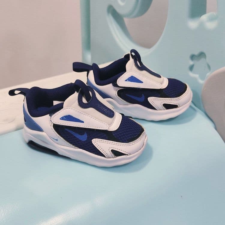 Кроссовки Nike Air Max Bolt, на липучках, кожаные — 3