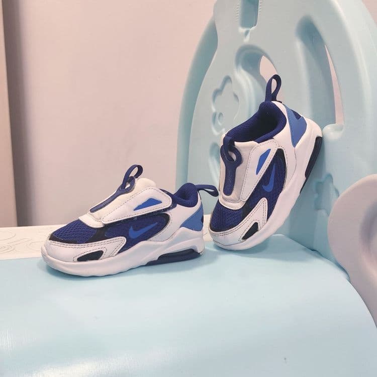 Кроссовки Nike Air Max Bolt, на липучках, кожаные — 4