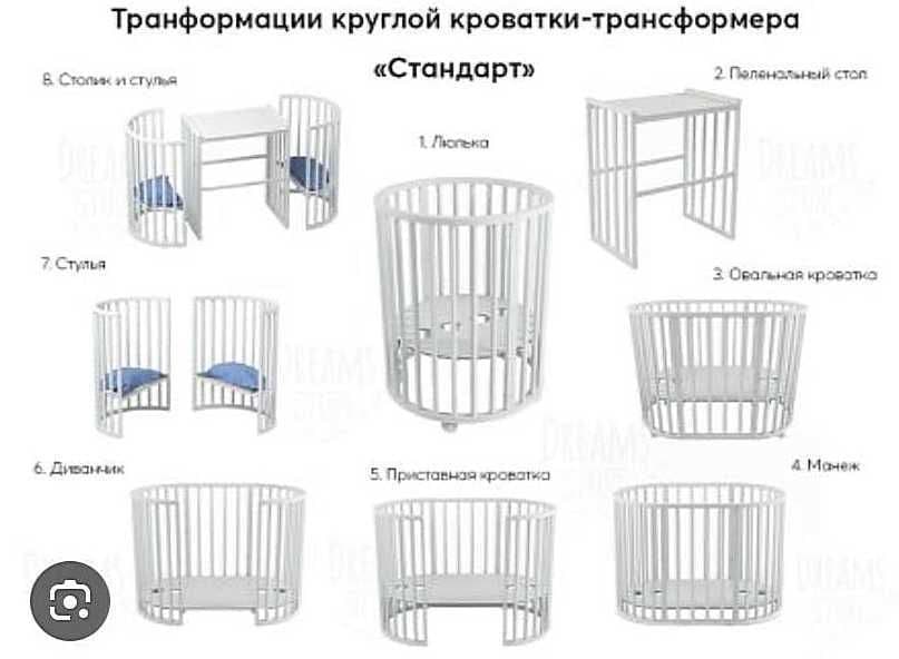 Детский кровать трансформер (производства Россия) — 1