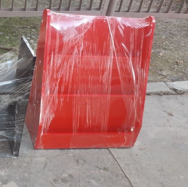 Bolalar uchun kitob javoni | Qizil rang | Buyurtma asosida — 8